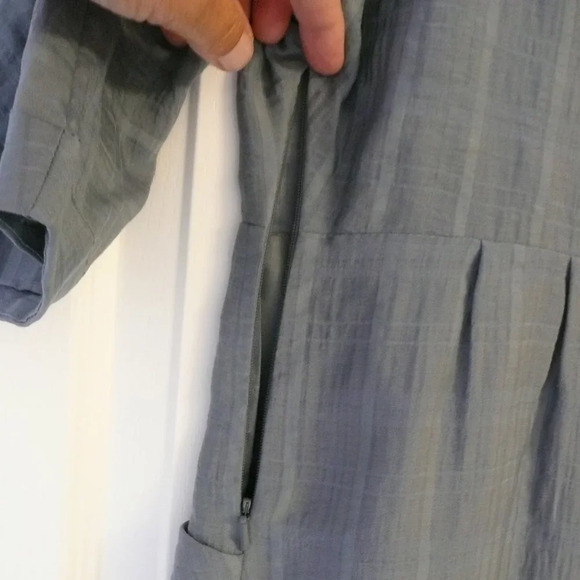 InWear Women's Gray 3/4 Sleeves Midi Dress Size 8 Business Career Office - Picture 7 of 13